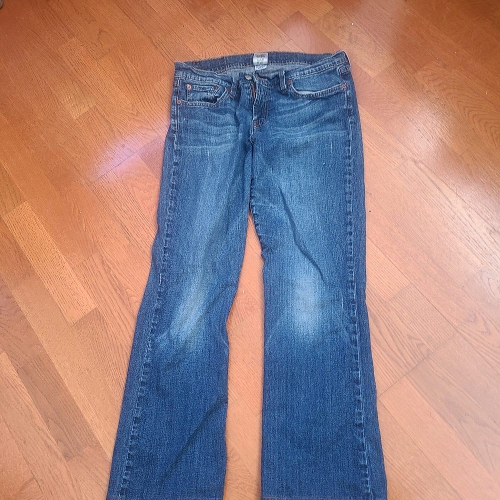 Low rise wide leg relaxed fit